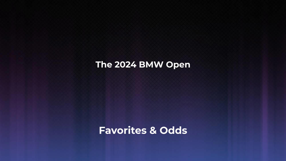 The BMW Open Betting Odds, Favorites and Player Previews - Men's Singles