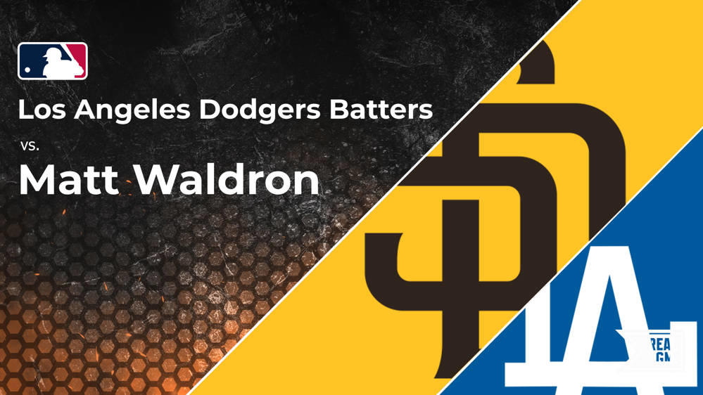 Dodgers vs. Matt Waldron and the Padres Batter vs. Pitcher Stats and