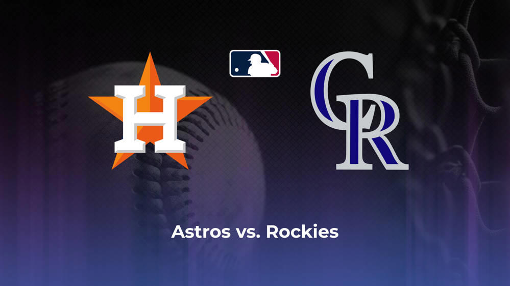 Astros vs. Rockies Betting Odds, Probable Starters 6/26/2024