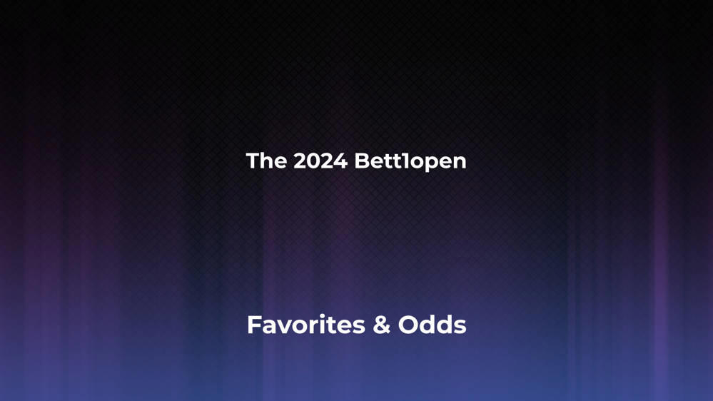 The Bett1open Betting Odds, Favorites and Player Previews - Women's Singles