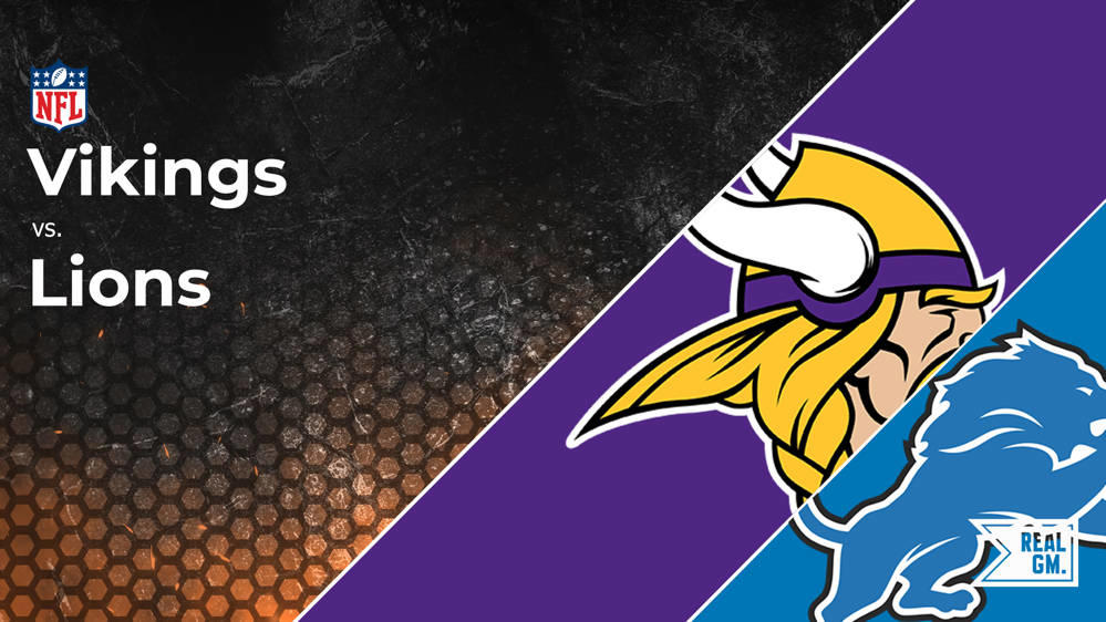 Vikings vs. Lions Odds, Over/Under, Spread, Lines Week 7 RealGM