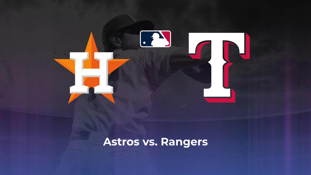 Astros vs. Rangers Betting Odds, Probable Starters 4/12/2024