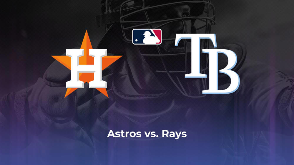 Astros vs. Rays Betting Odds, Probable Starters 8/13/2024