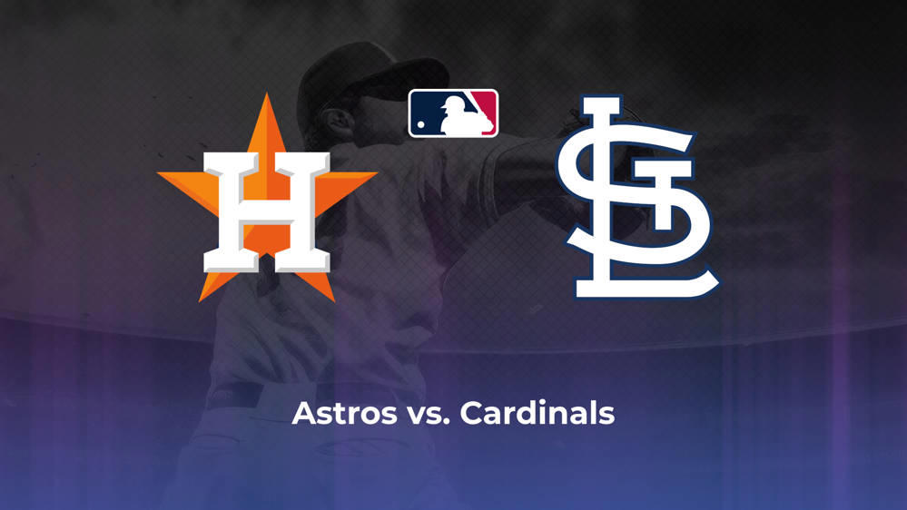 Astros vs. Cardinals Betting Odds, Probable Starters 6/4/2024