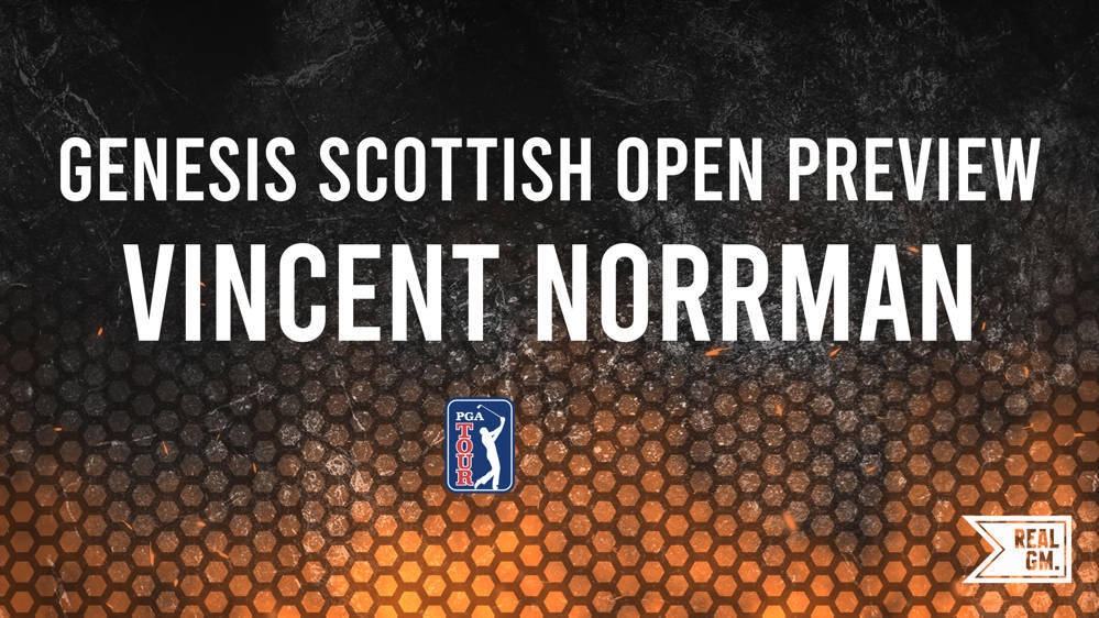 The 2024 Genesis Scottish Open Odds Vincent Norrman RealGM