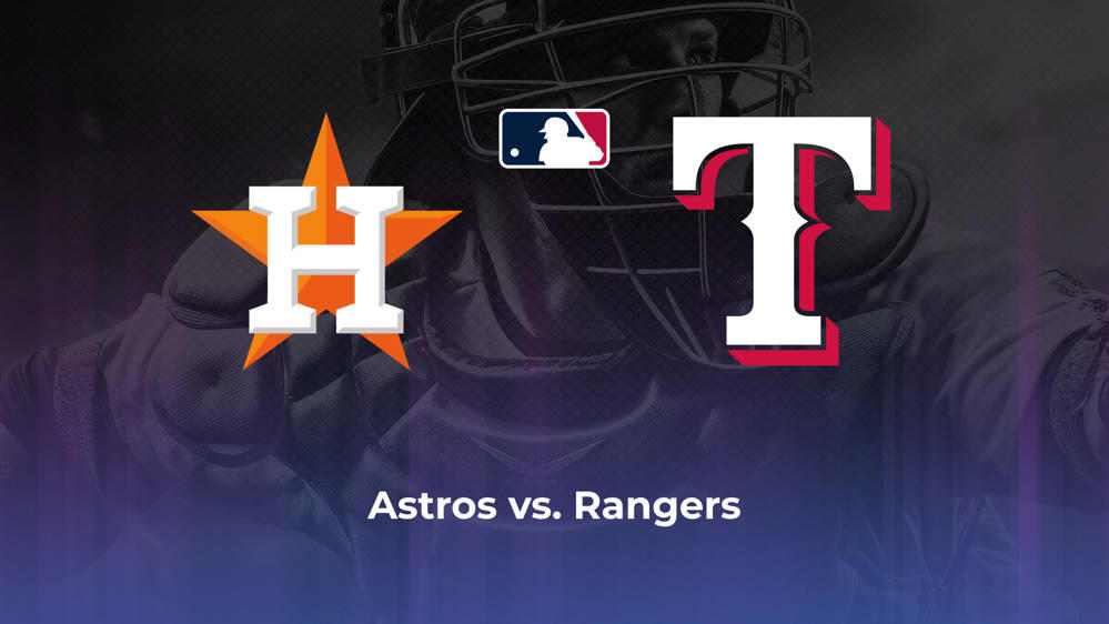 Astros vs. Rangers Betting Odds, Probable Starters 7/13/2024