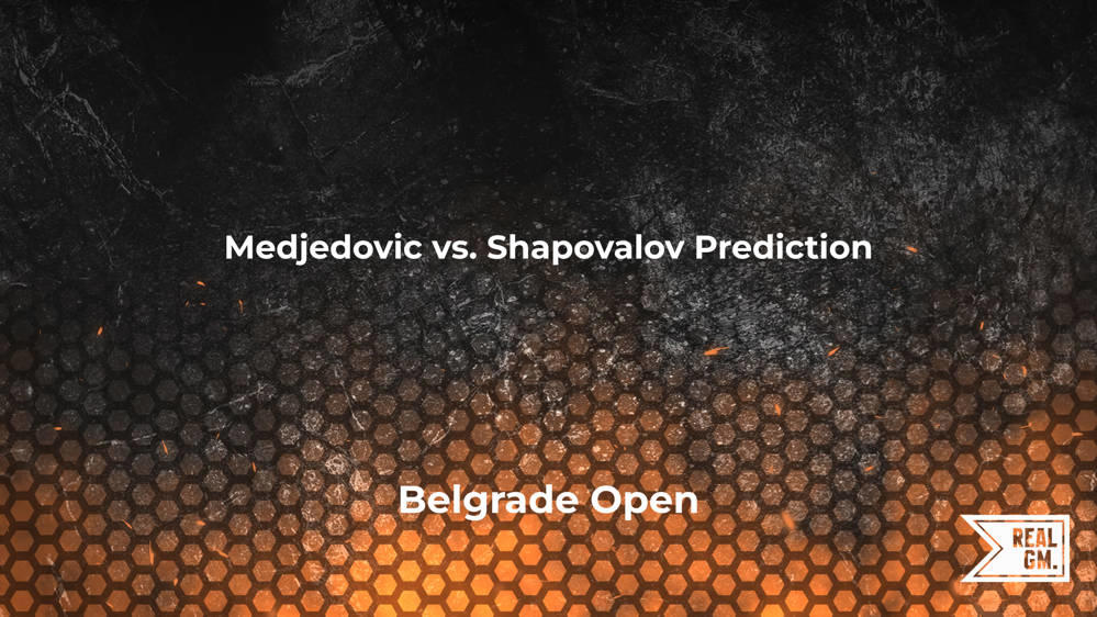 Medjedovic vs. Shapovalov Prediction and Match Betting Odds Belgrade