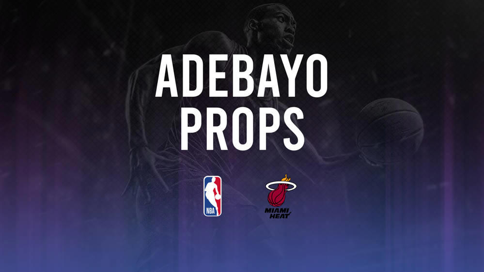 April 9 Heat vs. Hawks Player Props: Bam Adebayo