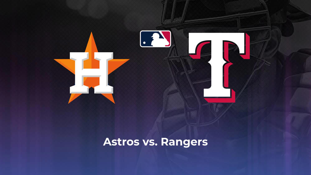 Astros vs. Rangers Betting Odds, Probable Starters 8/7/2024