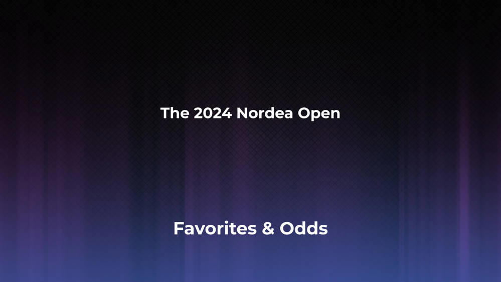 The Nordea Open Betting Odds, Favorites and Player Previews - Men's Singles