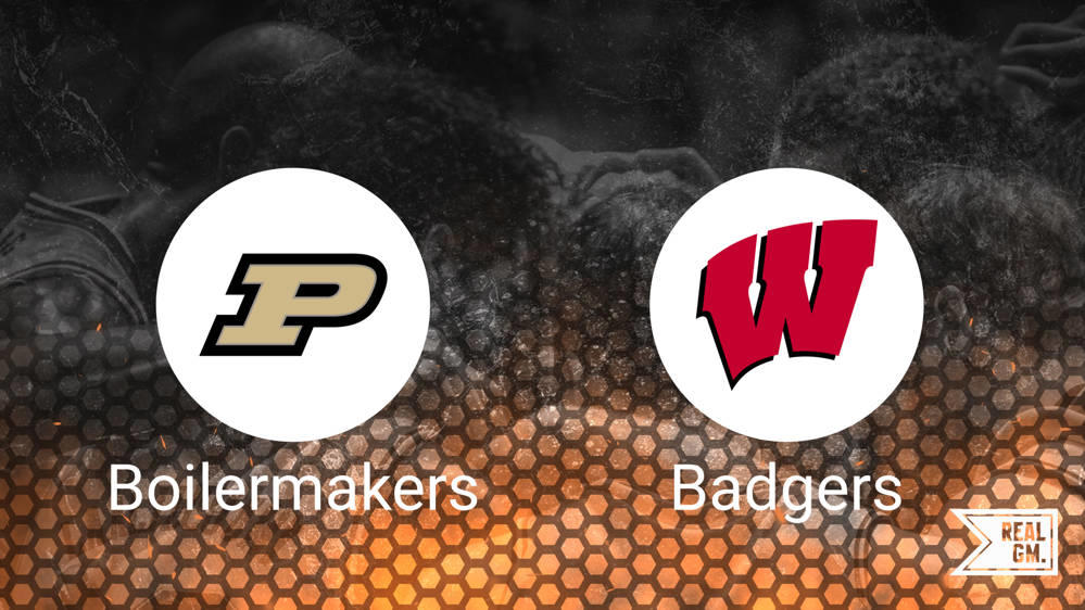 Purdue vs. Wisconsin TV Channel and Live Stream Info March 10 RealGM
