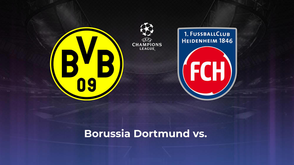 Borussia Dortmund vs. 1. FC Heidenheim 1846 Betting Odds, Offensive Leaders, & Moneyline 9/13/2024