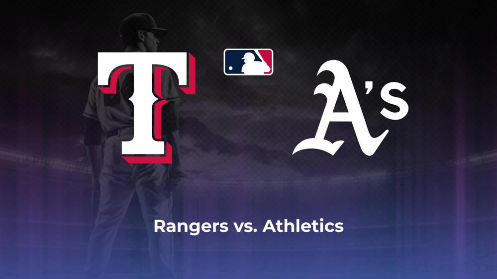 Rangers vs. Athletics Betting Odds, Probable Starters 8/30/2024