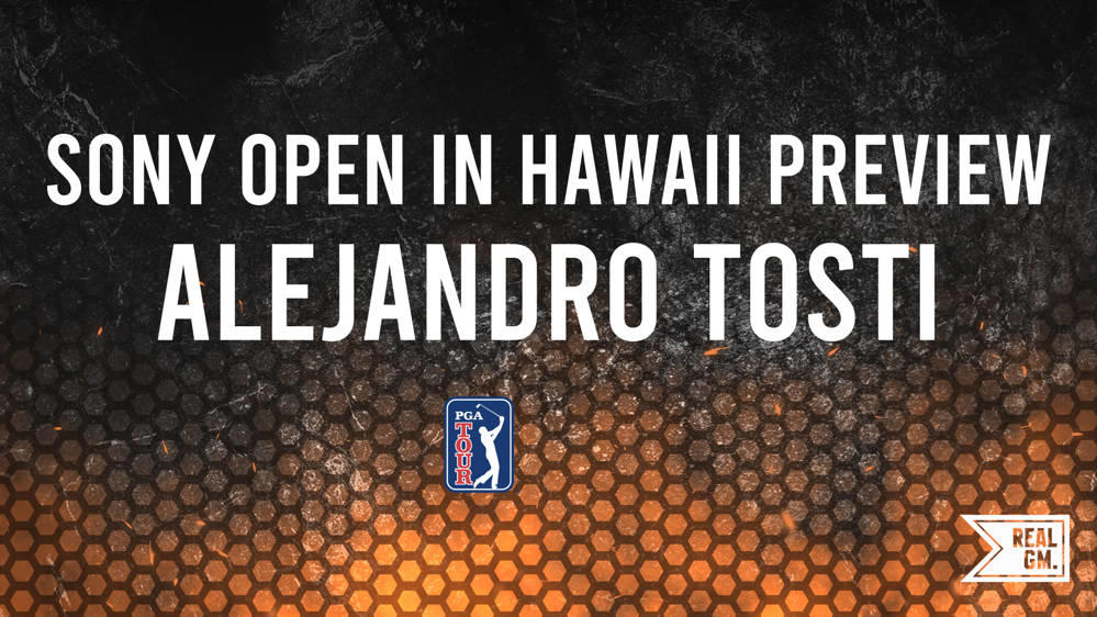 The 2025 Sony Open In Hawaii Odds Alejandro Tosti RealGM