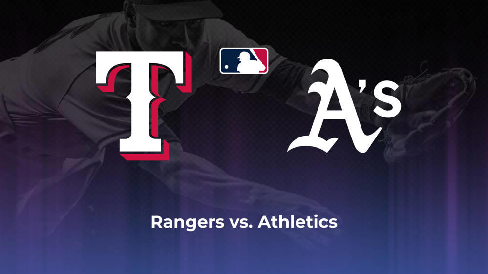 Rangers vs. Athletics Betting Odds, Probable Starters 8/31/2024