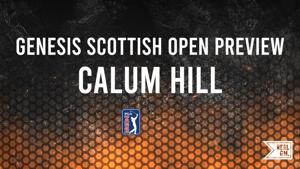 The 2024 Genesis Scottish Open Odds Calum Hill RealGM