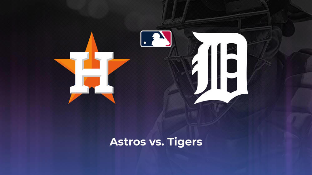 Astros vs. Tigers Betting Odds, Probable Starters 6/15/2024