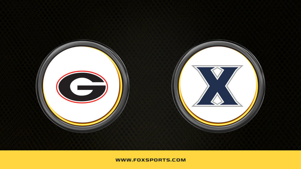 Georgia vs. Xavier Prediction, How to Watch, Odds, Channel - Nov 21
