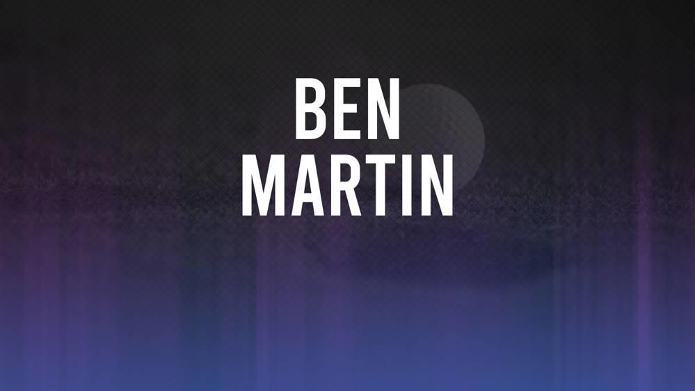 Ben Martin The 2024 RBC Canadian Open betting odds and trends