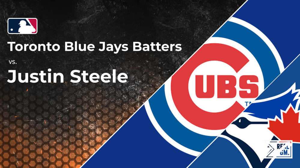 Blue Jays vs. Justin Steele and the Cubs: Batter vs. Pitcher Stats and ...