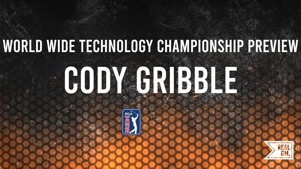 The 2024 World Wide Technology Championship Odds Cody Gribble RealGM