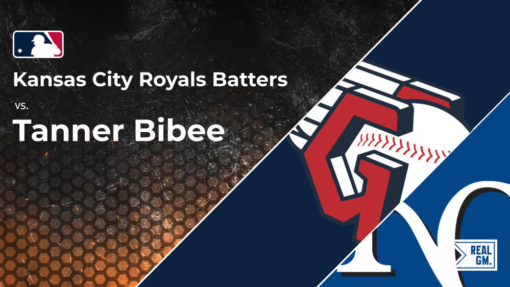Royals vs. Tanner Bibee and the Guardians Batter vs. Pitcher Stats and