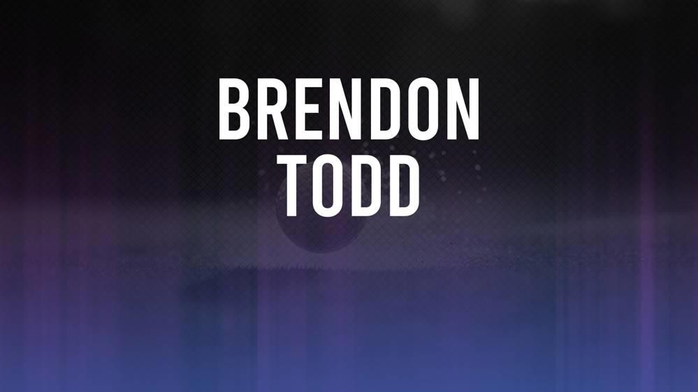 Brendon Todd The 2024 Fortinet Championship betting odds and trends