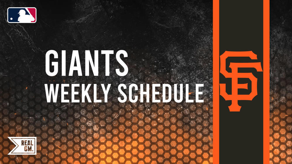This Week’s Giants Schedule April 2227 RealGM