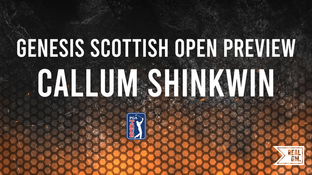 The 2024 Genesis Scottish Open Odds Callum Shinkwin RealGM