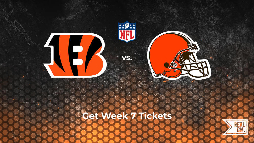 Week 7: Bengals vs. Browns Tickets available for Sunday, October 20