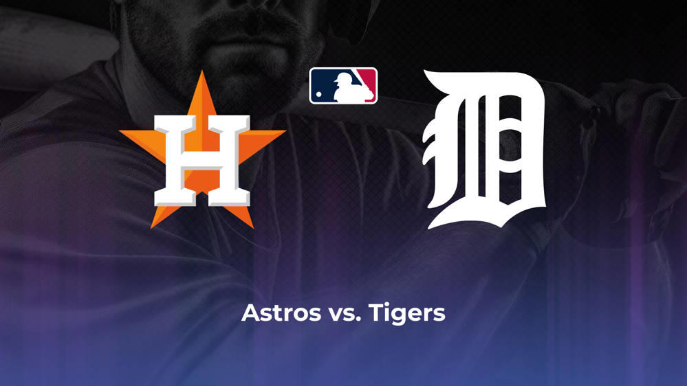 Astros vs. Tigers Betting Odds, Probable Starters 6/16/2024